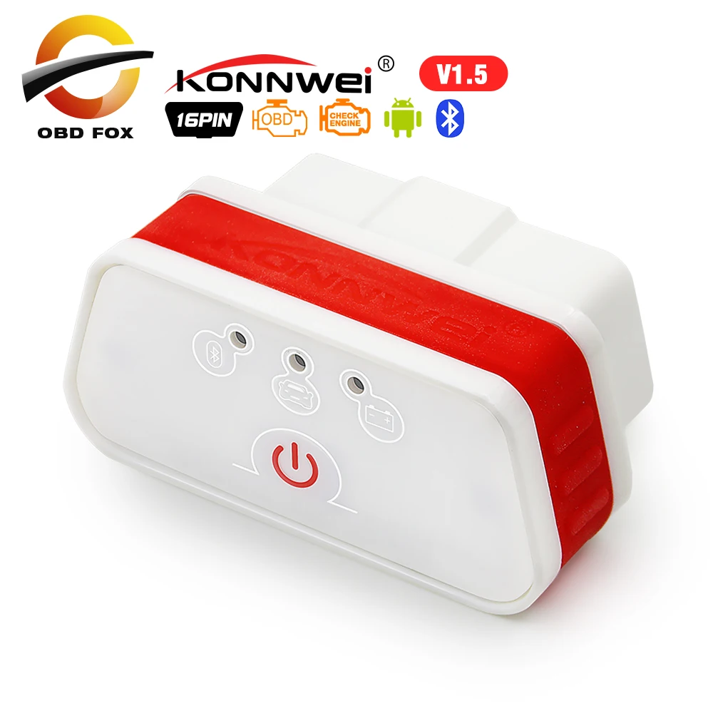 KONNWEI KW901 ELM327 OBD2 автомобильный диагностический инструмент Bluetooth кВт 901 elm 327 wifi для