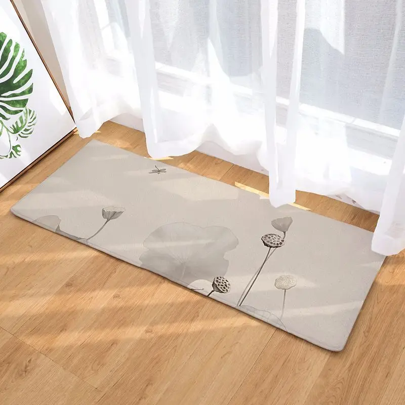 Коврик для детской комнаты с изображением лотоса длинный коврик офиса и дома