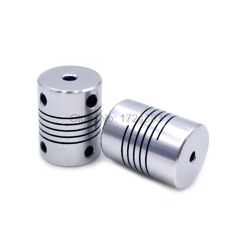 Flexible Coupling 5 8 6.35mm 8mm 10mm D19*L25 Aluminium Jaw Shaft CNC Stepper Motor Coupler Encoders Engraving Machine