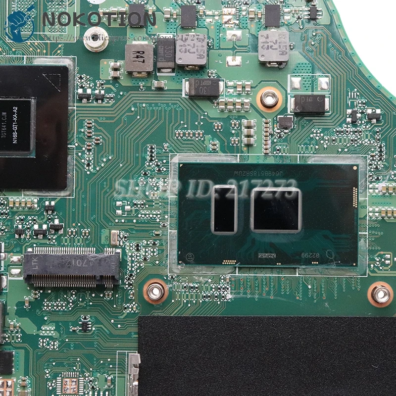 NOKOTION NBGG71100C NB. GG711.00C для acer aspire E5-575 E5-575G материнская плата для ноутбука DAZAAMB16E0 SR2UW I3-6006U процессор 940MX GPU