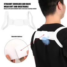 Adult Children General Antihunchback Invisible Posture Corrector Breathable Shoulder Straightener Adjustable Upper Back Brace L