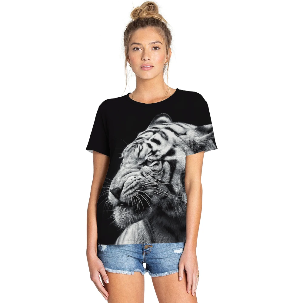 

New Short Sleeve Female Unisex Wogyms Tee Shirt Summer Personalized T-Shirt 3D Print Novelty Creative Graphics Animal Tops