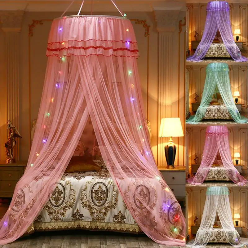 Элегантный купол москитная сетка антимоскитная принцесса декор для двойной противомоскитная для кровати навес от насекомых балдахин Q1