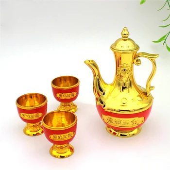 

Plastic wine bottle water cup tea cup teapot chopsticks sacrificial supplies Buddhist utensils lanterns candlesticks Sacrifice