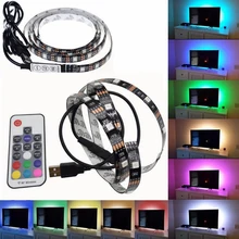 1M 3M 5M USB 5V LED television Computer background decorate Light belt automobile Atmosphere lamp RGB Seven colors Lamp string 1M 3M 5M USB 5V LED television Computer background decorate Light belt automobile Atmosphere lamp RGB Seven colors Lamp string