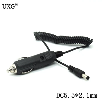 

1PC Black New Car Auto Vehicle Charger DC 12V 5.5 X 2.1mm Power Adapter Cord Battery Charging Units Charging & Starting Systems