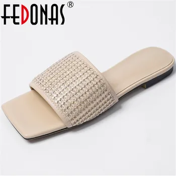 

FEDONAS Concise Summer Sandals For Walking At Home Peep Toe High Heels Sandals Women Classic Design Casual House Shoes Woman