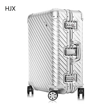 

High rank high quality 100% aluminum material 20/25/29 size Luggage technology and fashion Spinner brand Travel Suitcase