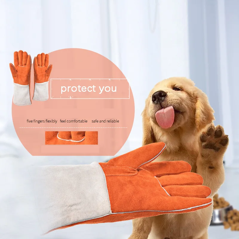 Утолщенные длинные перчатки против проколов износостойкие для предотвращения