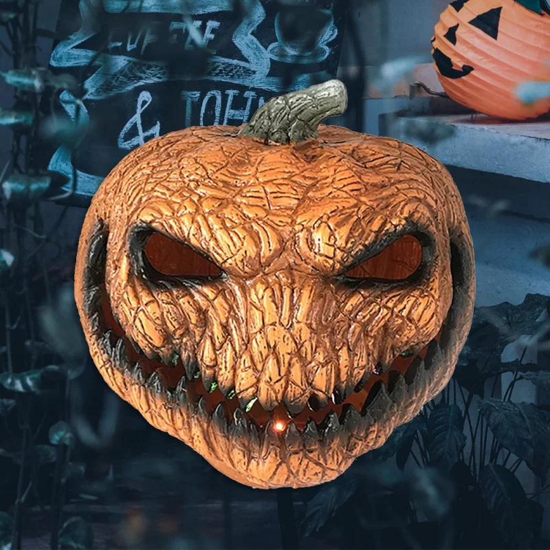 

Horrible Evil pumpkin Light Battery Powered Lamp Halloween Party Holiday Decor Halloween light Luminous pumpkin Holiday Lighting