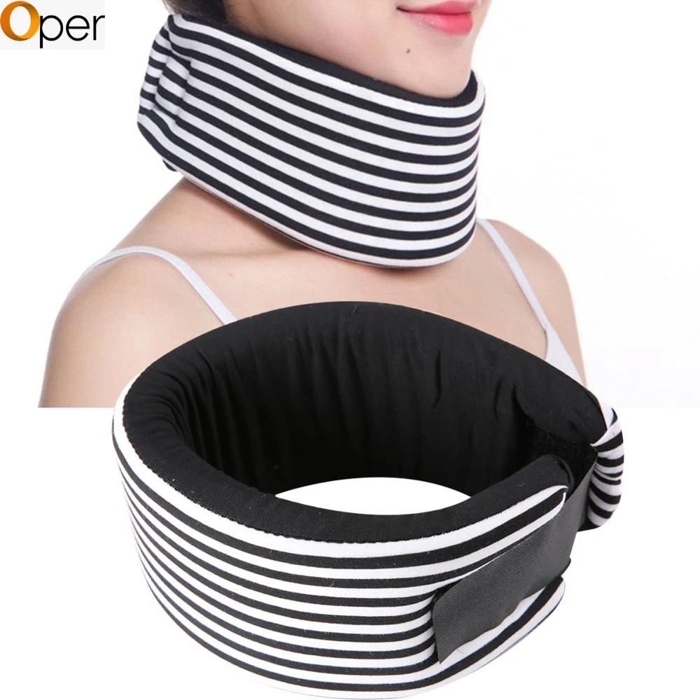 

Newest Unisex Adjustable Sponge Collar Neck Support Relieve Painful Compression Sore Cervical Vertebra Fixator Posture Corrector