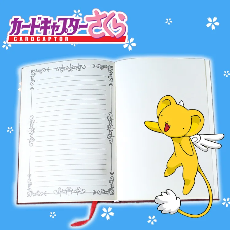 Najtaniej Sakura notatnik Captor Sakura CERBERUS Clow Libra wzór gwiazda Clow magiczny notatnik dziennik podróży pamiętnik Cardcaptor prezent