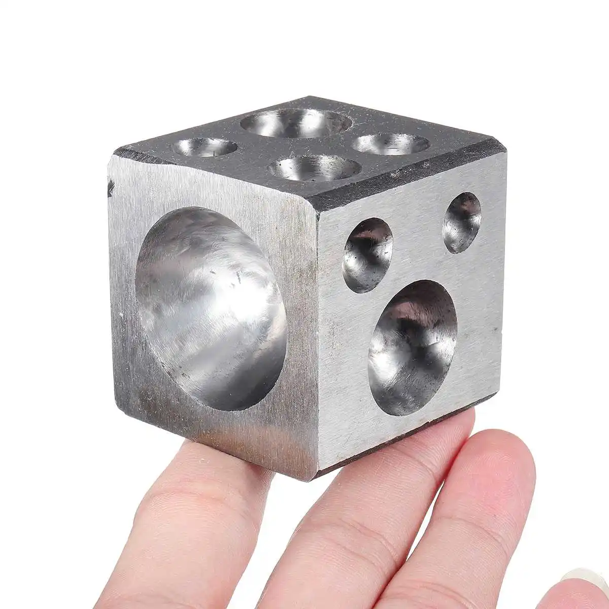 

50mm Punches Jewelry Goldsmithing Manufacturing Doming Tool Square Dapping Block for Exquisite Workmanship Jewelry Making Tool
