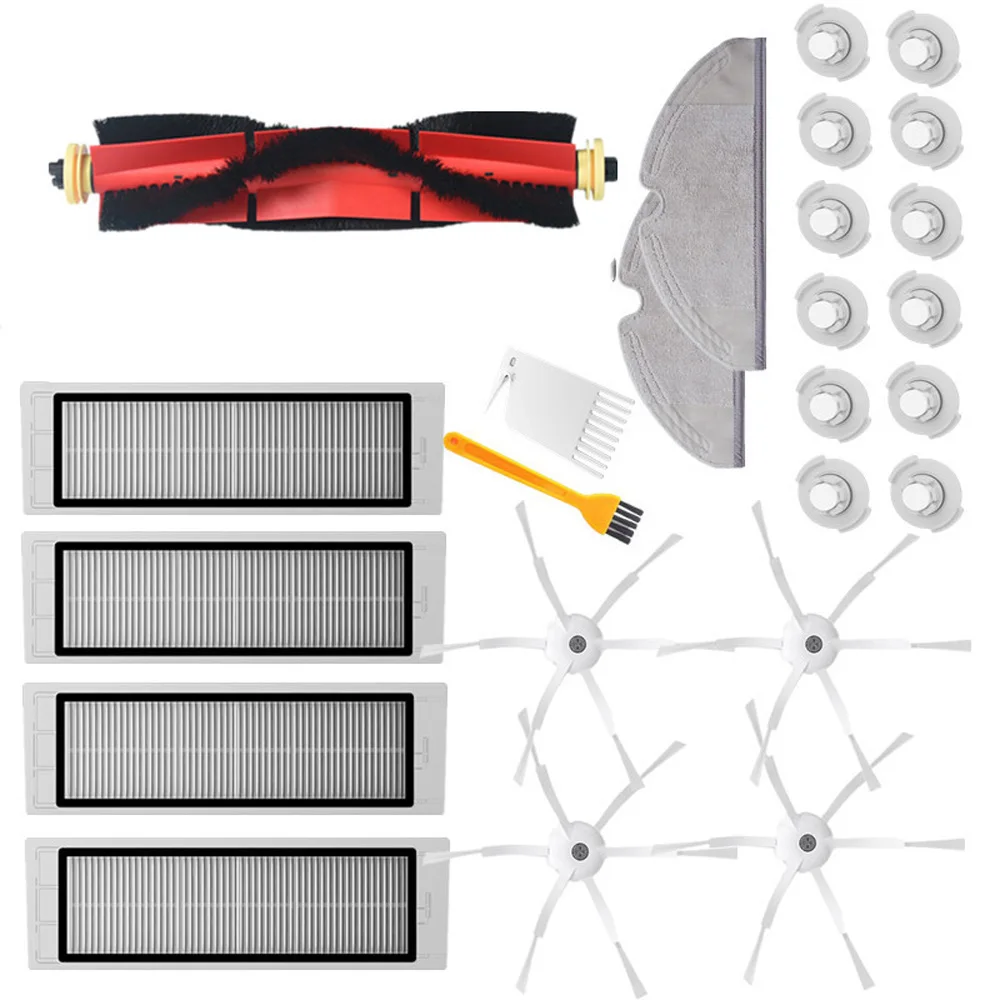 Detachable roller brush Filters Side brushes Filter elements Cleaning cutter