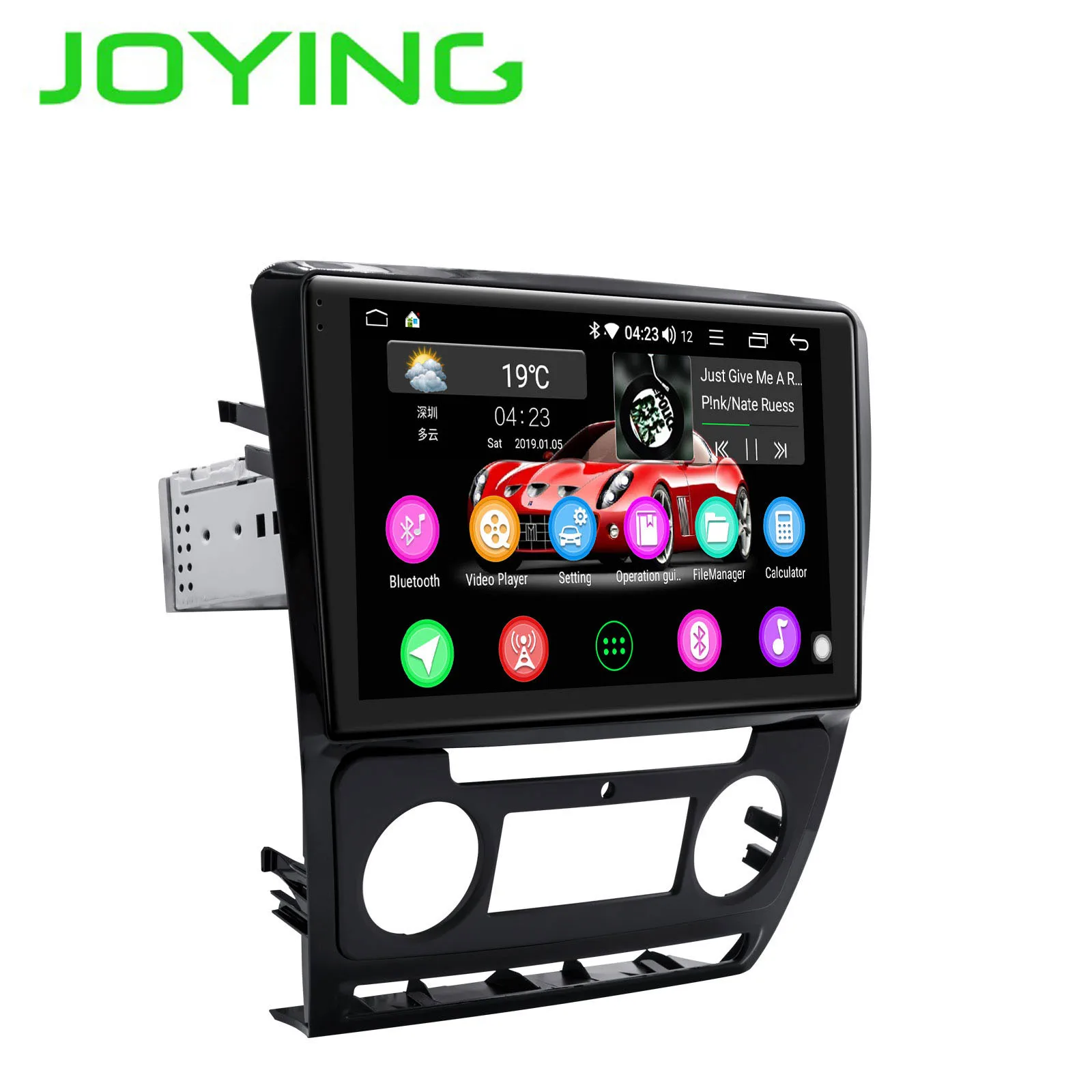 Joying Android 8,1 Автомобильный GPS; Мультимедийный проигрыватель для SKODA Octavia 2 2008-2013 A5 10,1 ''ips сенсорный экран автомобильная навигация Радио Аудио