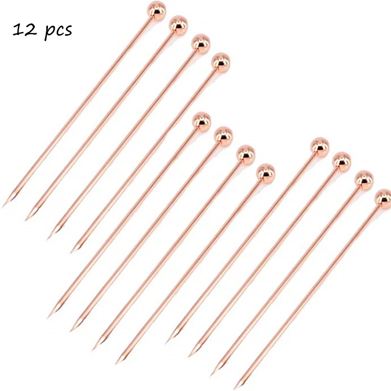 12pcs rose gold