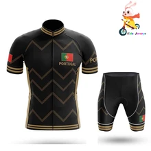 Portugal children's cycling Sweatshirt set high quality cycling clothing new children's short sleeve cycling clothing in summer