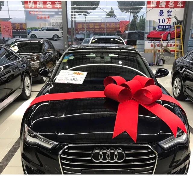 Giant Red Car Bow Automobile 4s Shop Showroom Display Car Delivery  Decoration Wedding Opening Ceremony Festival