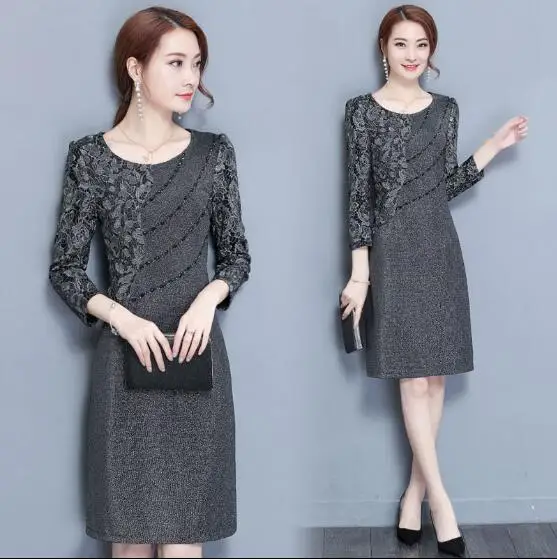 New Vintage Floral Runway Spring Summer Dress Office 2020 European Women Sexy Plus Size Party Dresses Vestidos J2997 | Женская одежда