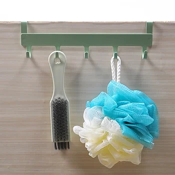 

Steel over the door hooks hook rack double wall stainless steel wall hanger bathroom key holder wall suction cup cloud