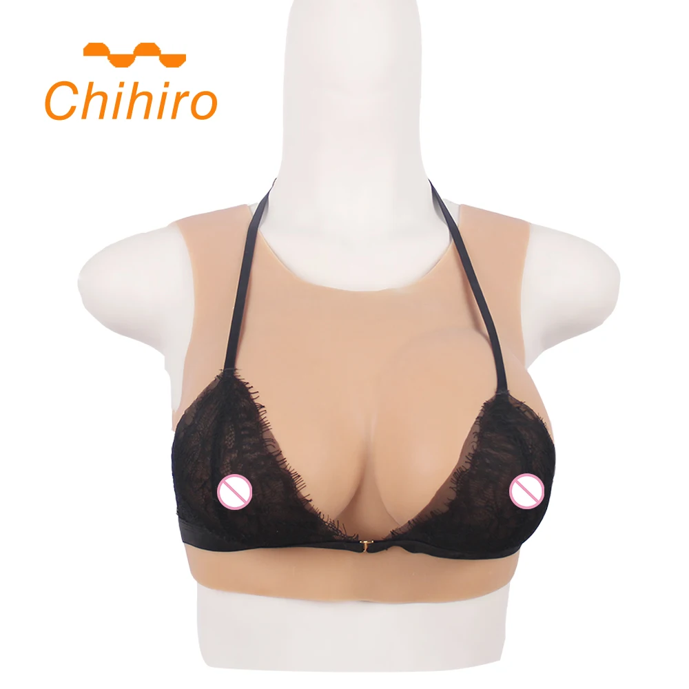 

D Cup Silicone breast forms Low Round Collar Huge Boobs Enhancer for Crossdresser Drag Queen Transgender Fake Breast Sexy Women