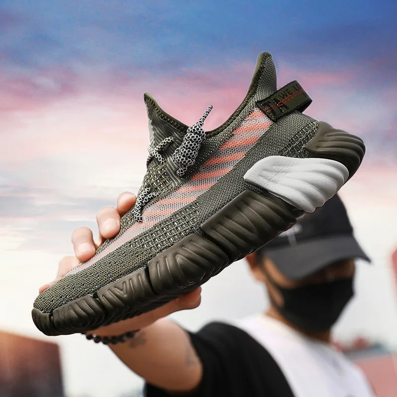 

Goku Coconut Second Generation Ultra-Light Large Size Casual Sports MEN'S SHOES Breathable Versatile Fly Woven MEN'S SHOES