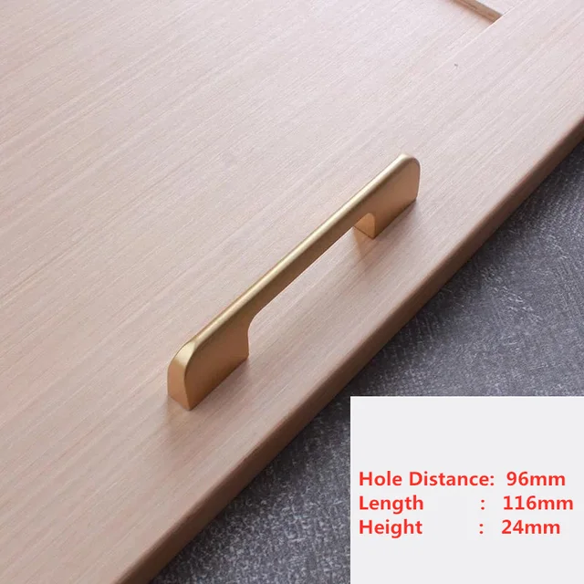 Handles Drawer Cabinet Furniture Kitchen Handles for Cabinet Knob Door Drawer Furniture Kitchen Pearl Golden Simplicity Hardware A17-96