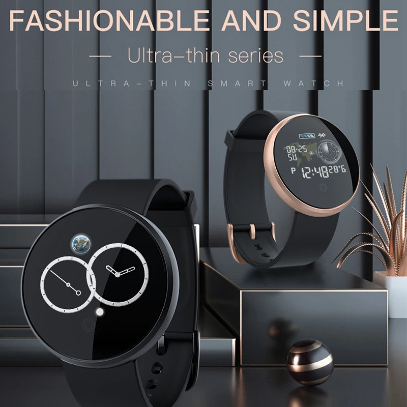 Smartband IP68 Водонепроницаемый Фитнес умный Браслет трекер сна напоминание о звонках пульсометр спортивный браслет для ios android телефонов ЭКГ Смарт часы 1,22 дюймов Смарт-браслет кровяное давление smartwatch ip68