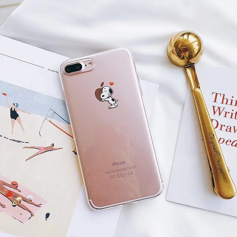 Прозрачный ультра тонкий мультяшный чехол для IPhone 11 Pro 6 S 6s Plus X XR XS Max 8 8plus 7 прозрачные чехлы для телефона чехол s ProMax чехол