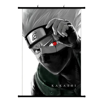 

Anime Naruto Kakashi Hanging Wall Scroll Painting Canvas Wall Poster Home Wall Print Modern Art Decor Posters