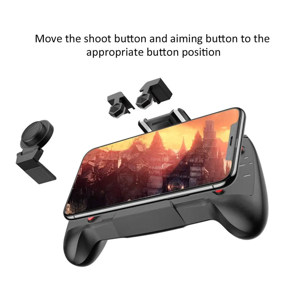  AK21 PUBG Game Controller Gamepad Metal Trigger Shooting Free Fire Gamepad Joystick For IOS Android