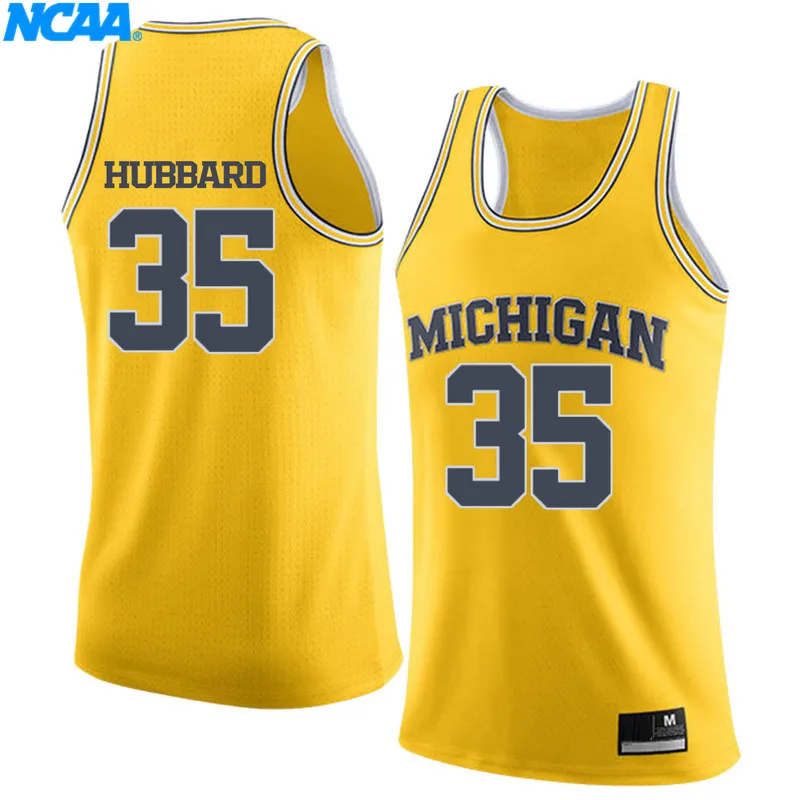 New Arrival High Quality Hubbard#35 Navy Matthews#1 College Sport T-shirt Jerseys S-XXXL