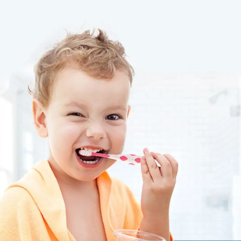 4 Pcs Cute Cartoon Baby Teeth Care Toothbrush Super Fine Soft Children Toothbrushes
