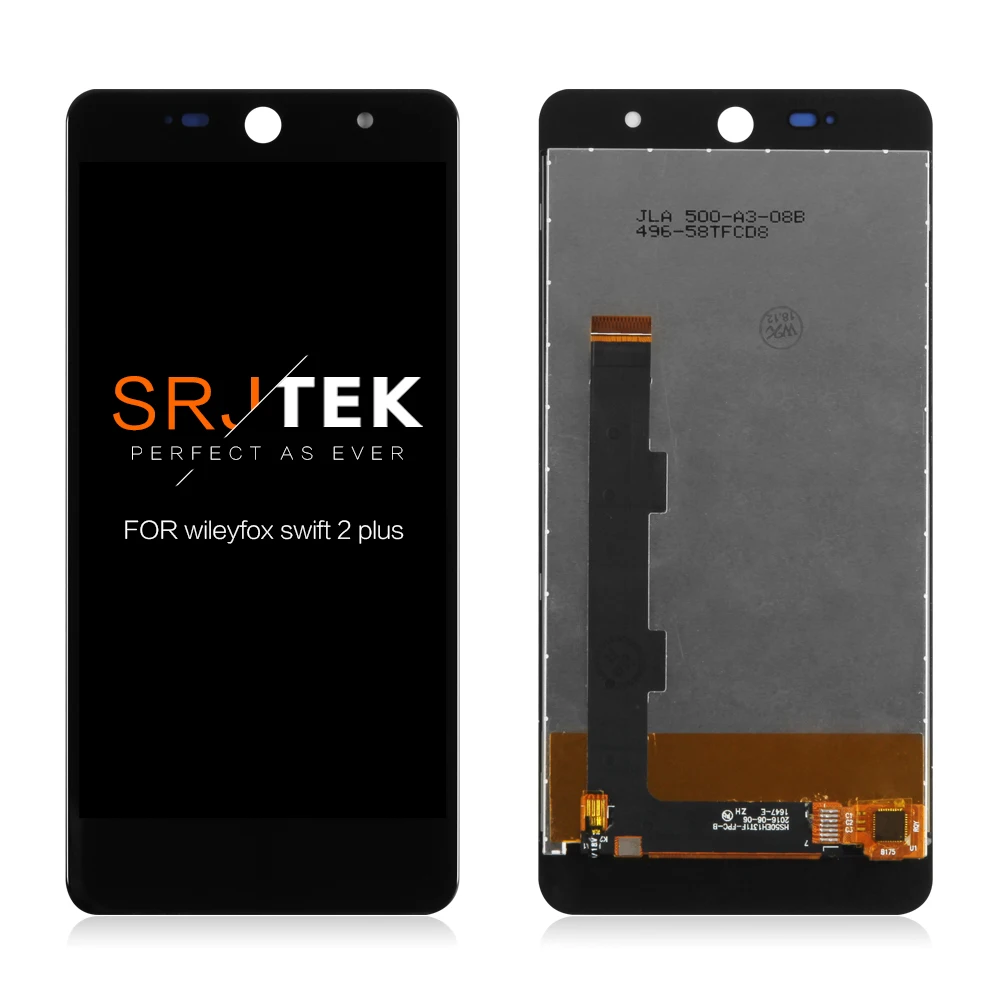 100% протестированный 5 дюймовый сенсорный ЖК экран для Wileyfox Swift 2 дигитайзер в