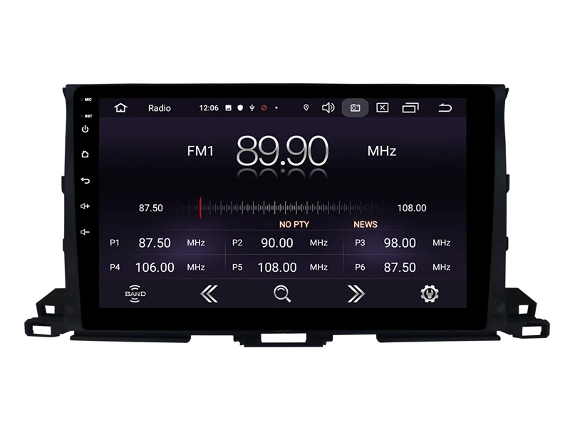 Новое поступление, Android 10,0 Автомобильный gps для Toyota HIGHLANDER автомобильный Радио мультимедийная лента рекордер bluetooth навигация
