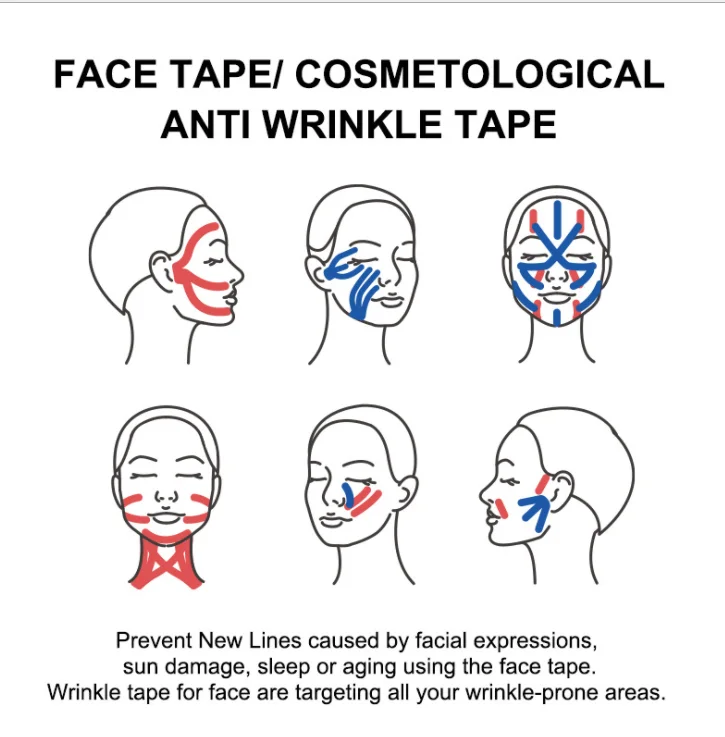 Kinesiology Tape For Face 2.5CM*5M