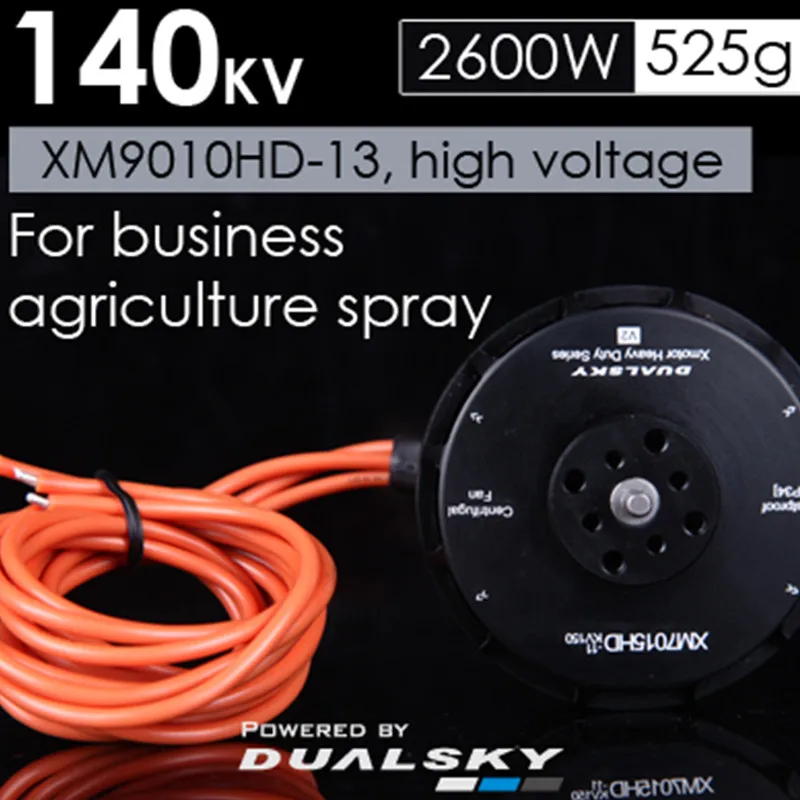 

DualSky XM9010HD-13 140KV Heavy-duty Brushless Disc Motor V2.0 10-12S for FPV Multicopter UAV