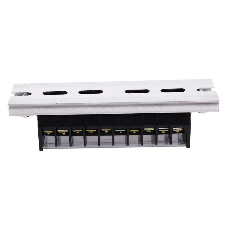 660V 15A din-рейка база двухрядная 10 Позиции винтовой клеммный барьер полоса
