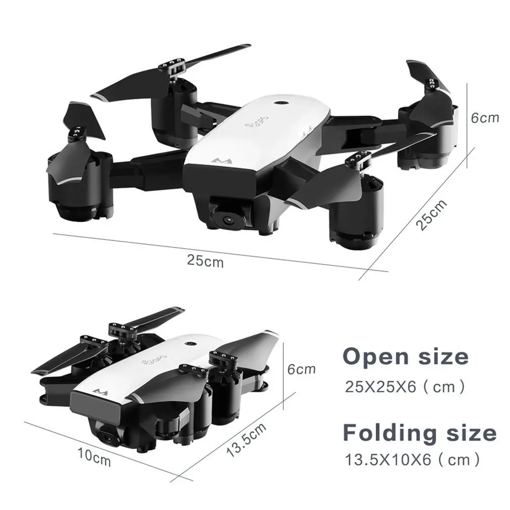 SMRC S20W 18 мин 150 м 2,4 г гироскоп Мини Wifi Дрон с 120 градусов широкоугольный 1080MP камера удержание высоты RC Квадрокоптер с RC коробкой