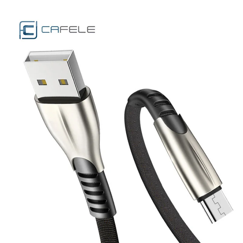 Cafele 2.4A USB кабель для быстрой зарядки и QC3.0 мобильный телефон безопасной зарядки и синхронизации данных Usb кабель для передачи данных для iPhone X XS MAX XR 8 7 6s 6 Plus