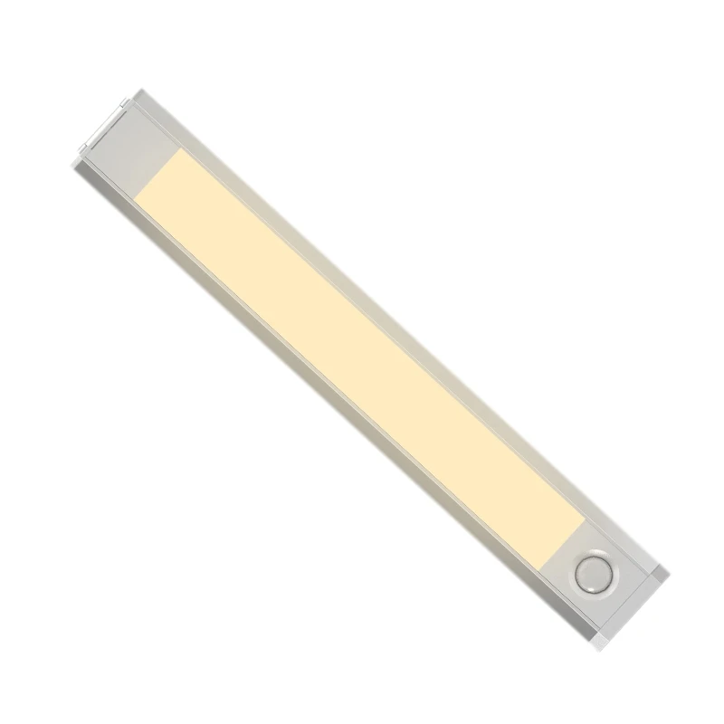 Motion Sensor Light 60 Led Cabinet Lighting Operated Wireless Nightlight Portable Magnetic Security Closet Light Stick Up Night - Цвет: White