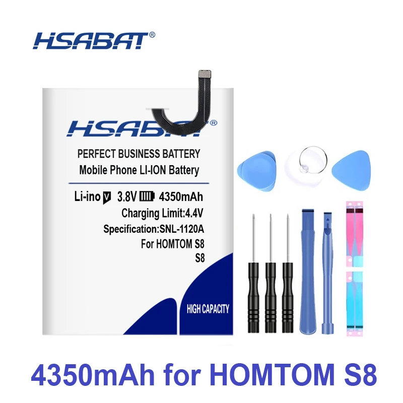 

HSABAT Top Brand High quality 4350mAh Battery for HOMTOM S8 S 8 5.7inch MTK6750
