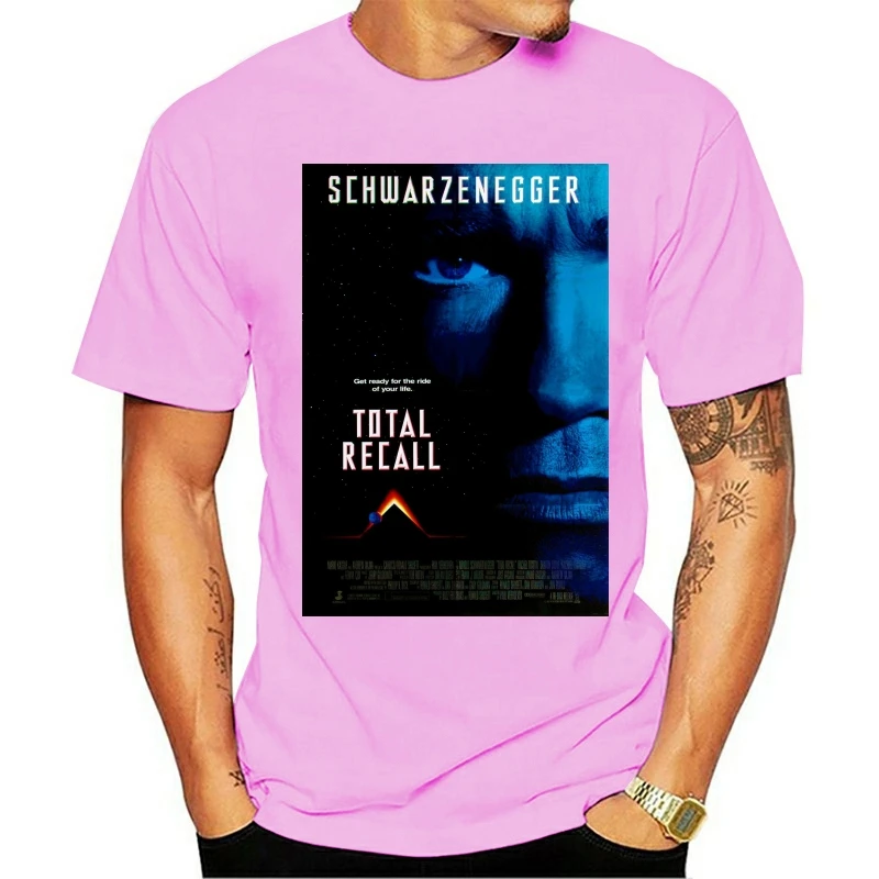 

2020 NEW T Shirt Total Recall 1990 Poster Arnold Schwarzeneger 100% Cotton Sizes S-3Xl Style Round Tee