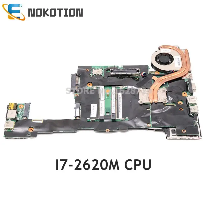 NOKOTION для Lenovo ThinkPad X220 X220I материнская плата ноутбука FRU: 04Y1830 04Y1832 04Y1831 04Y1833 процессор