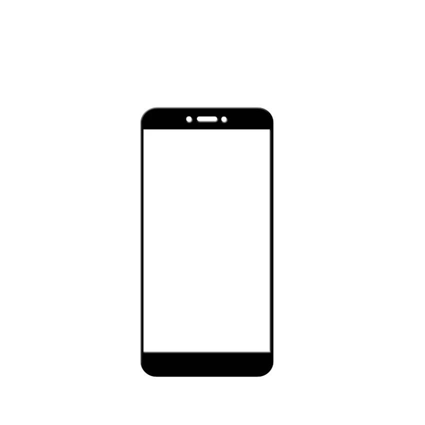 Черный 2 шт полное покрытие из закаленного стекла для Xiaomi Redmi 4X защита экрана твердость 9H Защитное стекло для Xiaomi Redmi 4X Стекло - Цвет: Черный