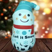 Новинка Снеговик Игрушки неваляшки утолщенные ПВХ надувные Подарочные игрушки прекрасный прочный Рождественская вечеринка декоративные аксессуары