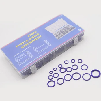 

270pcs/Set 18-Size A/C AC System O-Ring Gasket Seal Washer Seal Repair Kit New And High Quality
