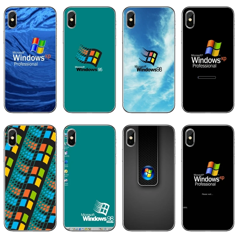 Мягкий чехол для телефона Samsung Galaxy M30 A70 A60 A50 A40 A30 A10 A9 A8 A6 J8 J4 J6 Prime Plus 2018 windows 95 98 |