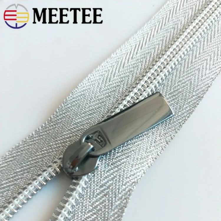 20 шт Meetee ползунки на молнии для 5# Нейлоновая пуховая куртка на молнии карман на молнии сумка на молнии наборы для ремонта DIY аксессуары