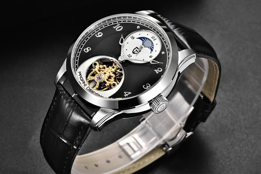 PAGANI Tourbillon Мужские Водонепроницаемые часы Мужские механические часы с скелетом оригинальные брендовые роскошные часы мужские Relogio Masculino